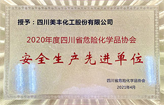 獲省?；穮f(xié)會(huì)“安全生產(chǎn)先進(jìn)單位”稱(chēng)號(hào)