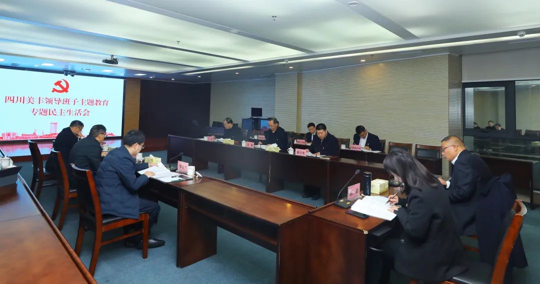 公司領(lǐng)導(dǎo)班子召開主題教育專題民主生活會(huì)