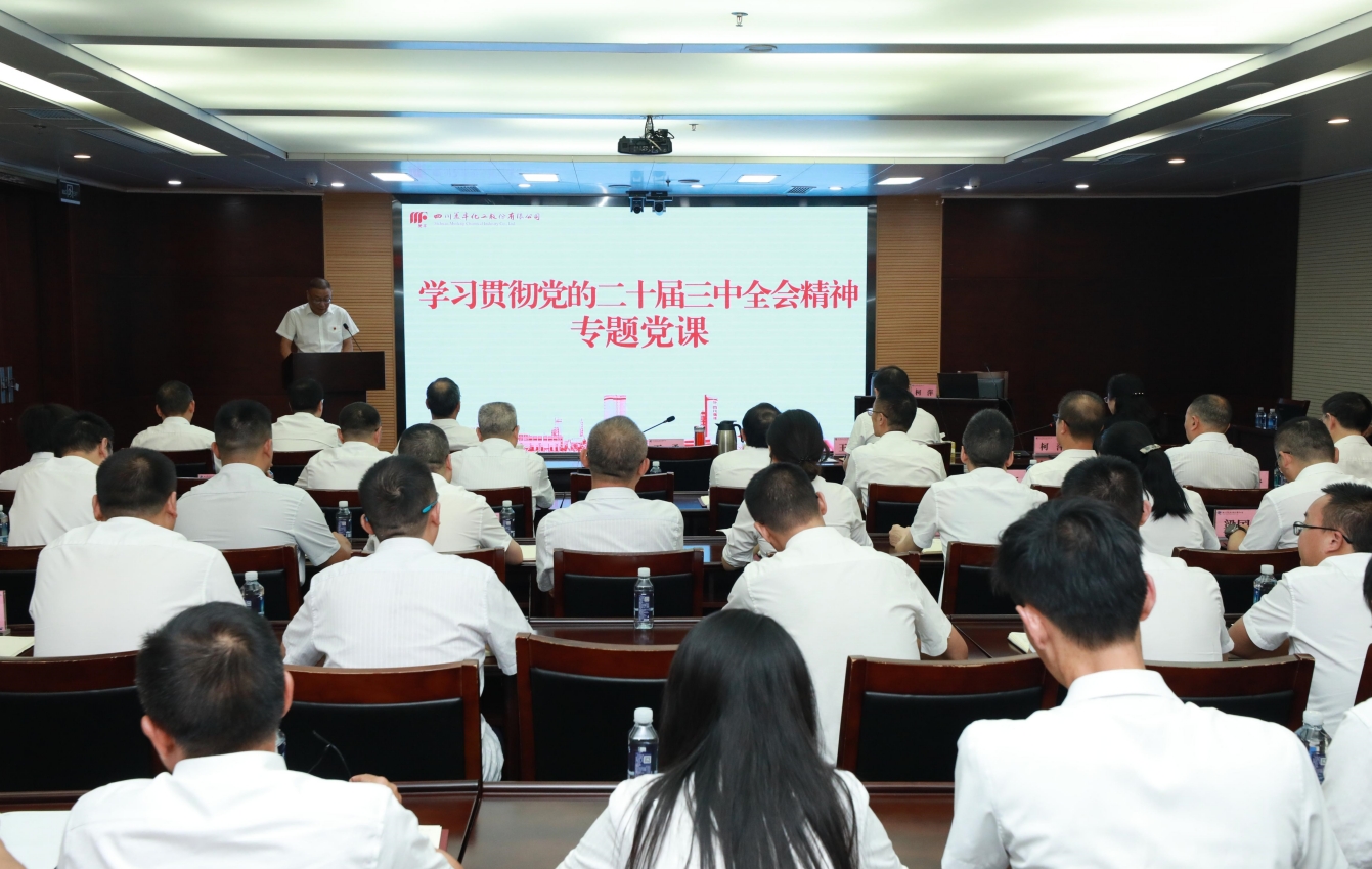 舉辦學(xué)習(xí)貫徹黨的二十屆三中全會精神專題黨課